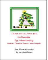 3 Pieces from The Nutcracker - flute quartet P.O.D. cover